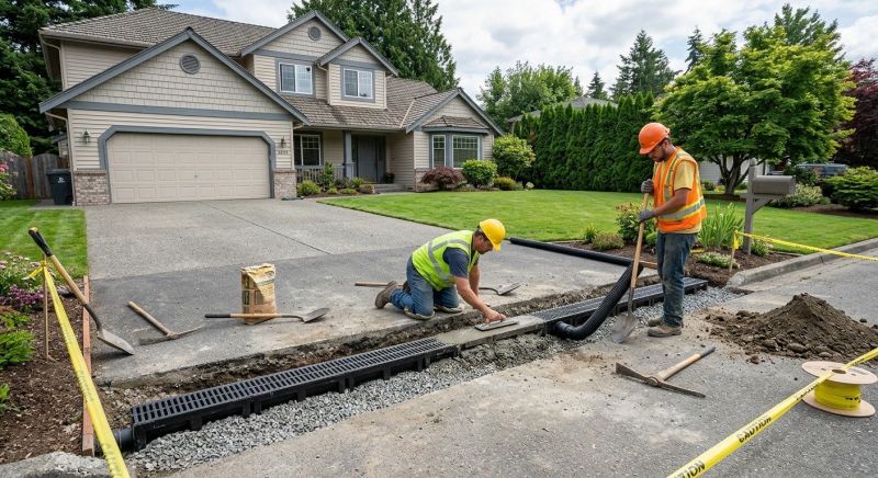 Yard Drainage Improvement in Tuscaloosa, AL