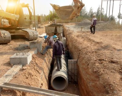 Installation of Drain Pipes